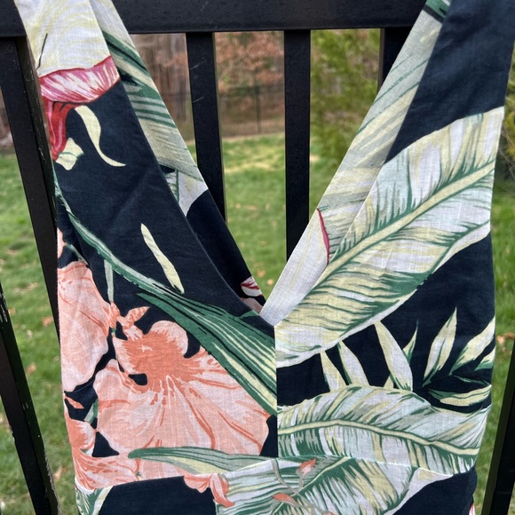 NWT Ann Taylor Floral Tank Tropical Fun Dress size 0 - Picture 5 of 14
